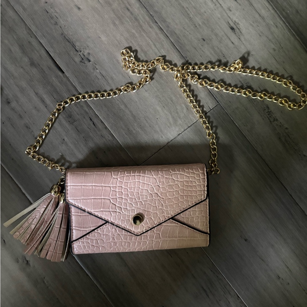 small pink crossbody bag